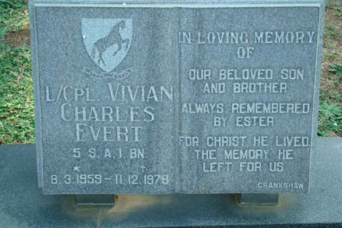 EVERT Vivan Chrales 1959-1978
