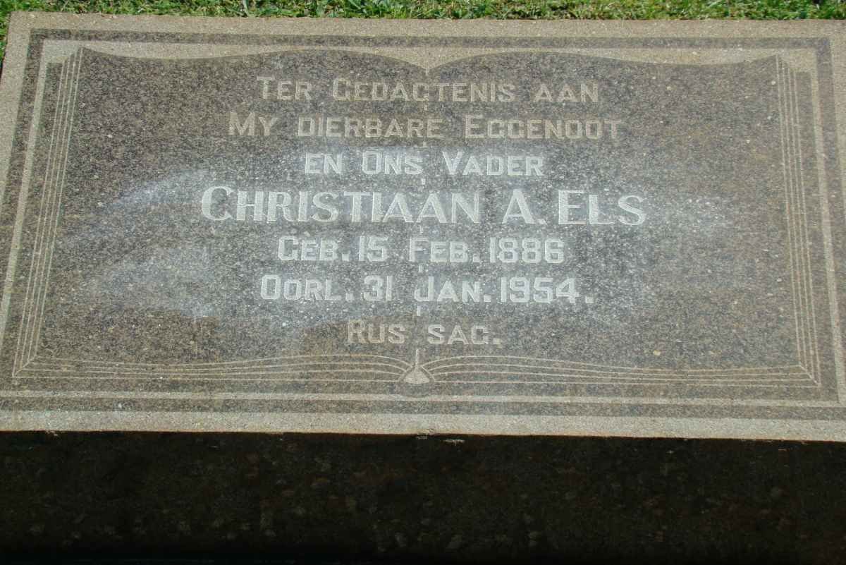 ELS Christiaan A. 1886-1954