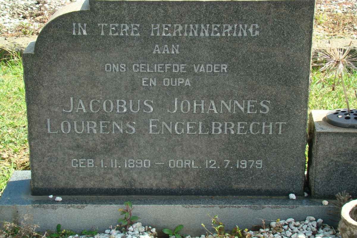 ENGELBRECHT Jacobus Johannes Lourens 1890-1979