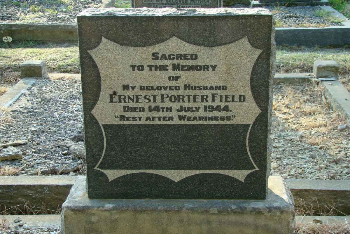 FIELD Ernest Porter -1944
