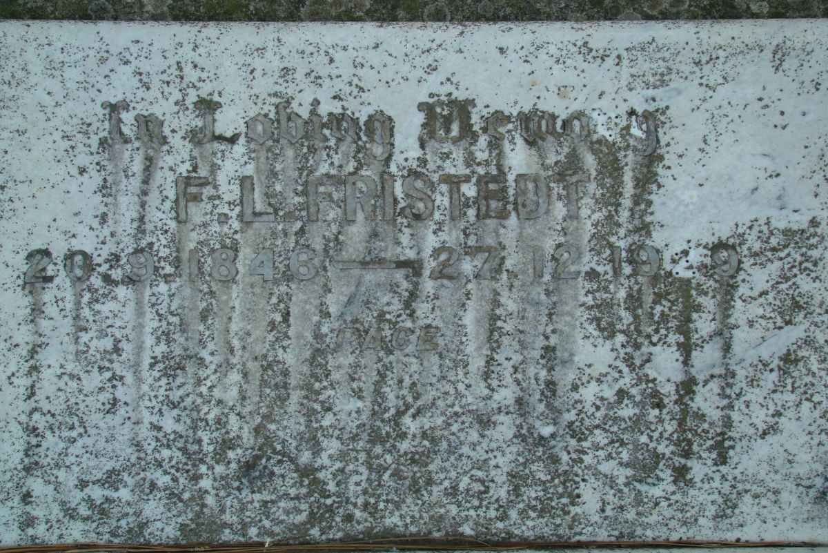 FRISTEDT F.L. 1846-1929