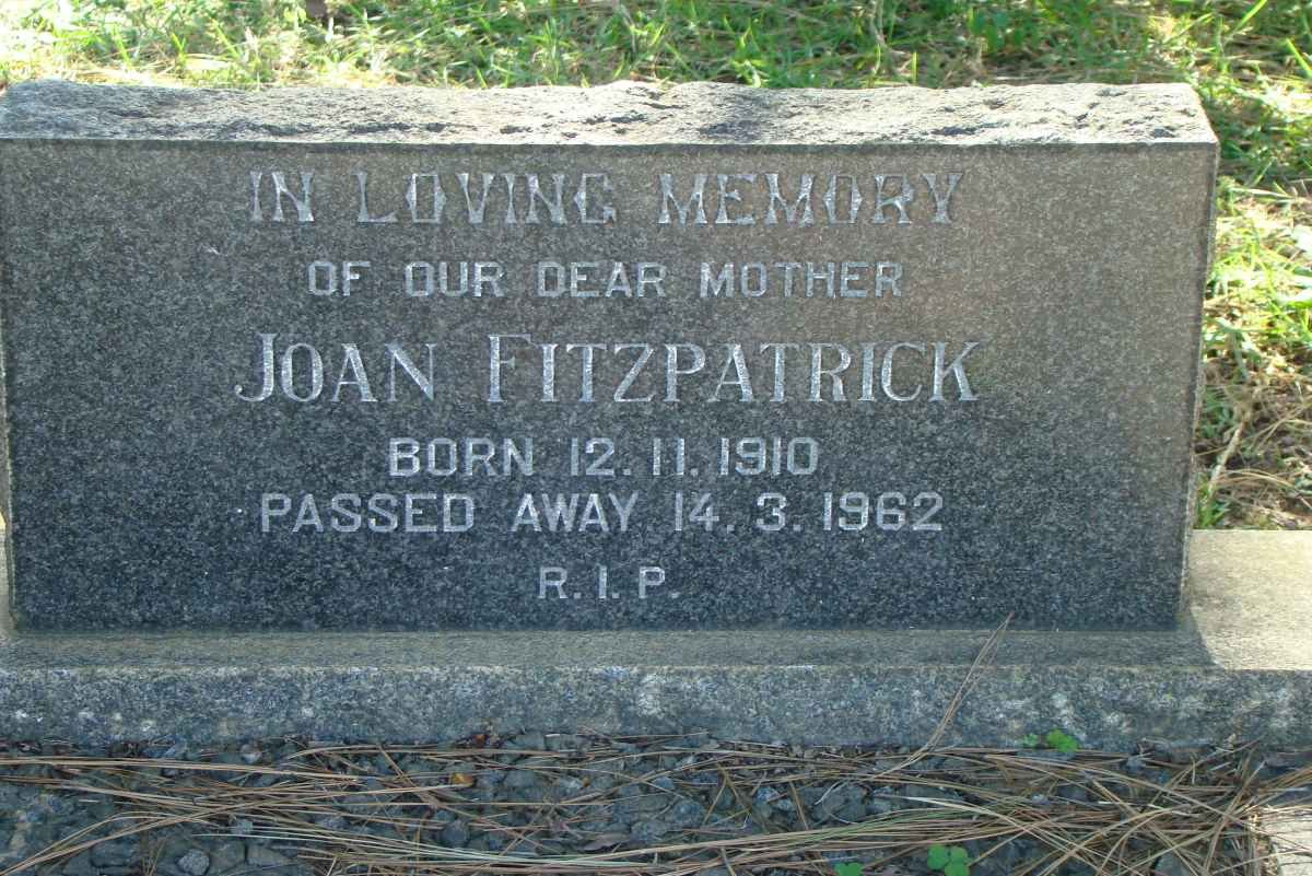 FITZPATRICK Joan 1910-1962