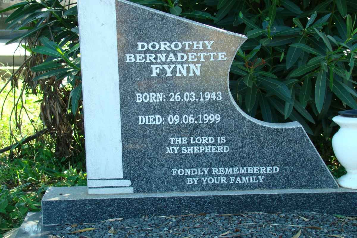 FYNN Dorothy Bernadette 1943-1999