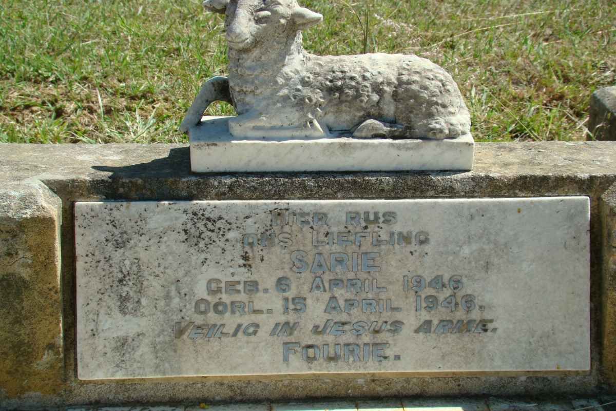 FOURIE Sarie 1946-1946