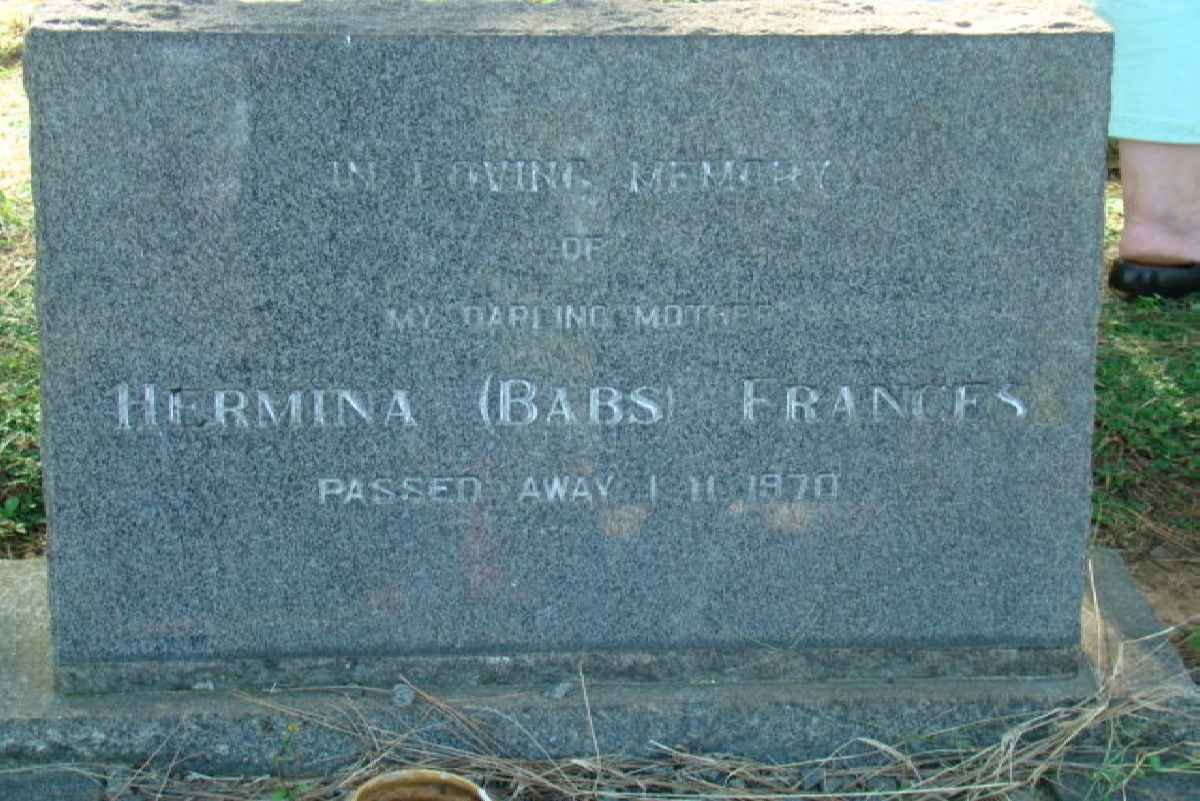 FRANCES Hermina -1970