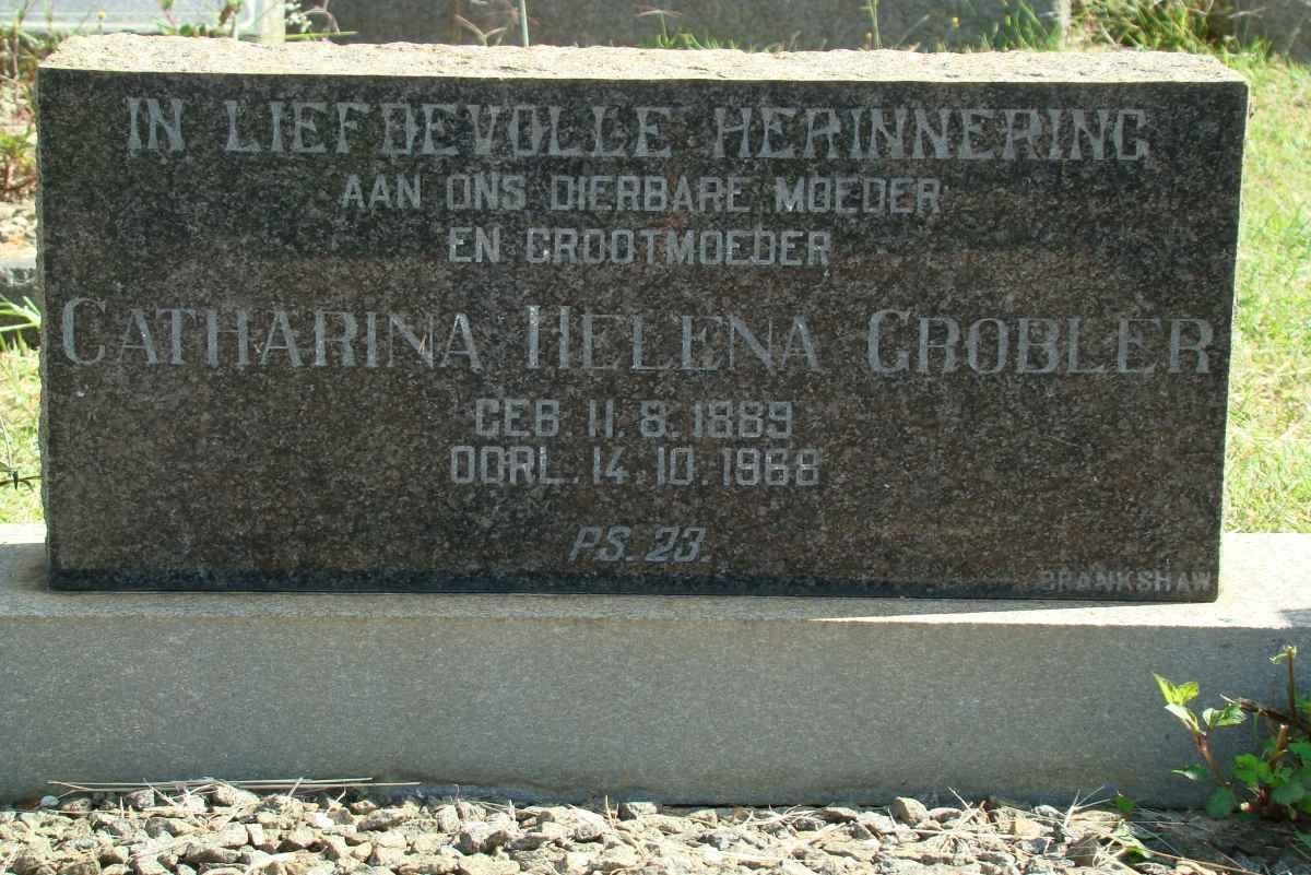 GROBLER Catharina Helena 1889-1968