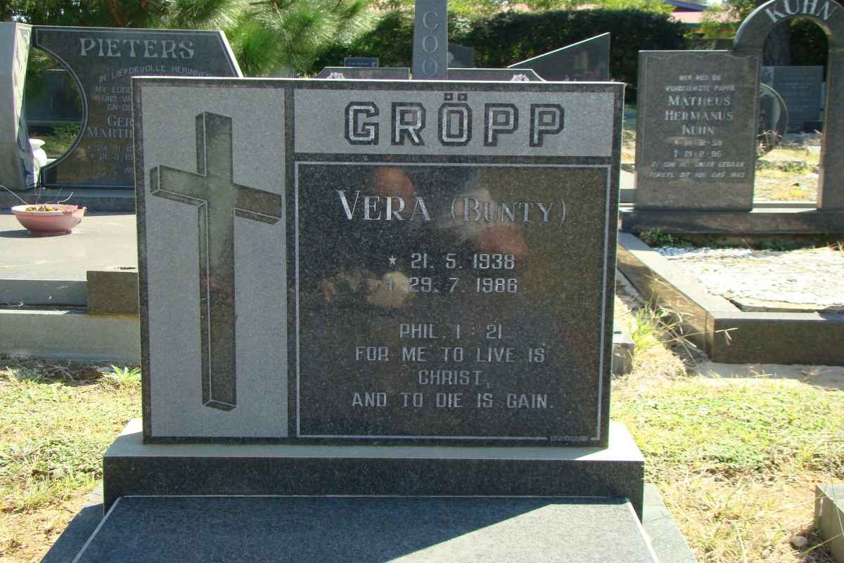 GROPP Vera 1938-1986