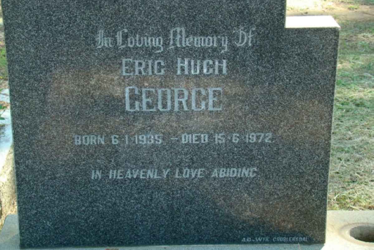 GEORGE Eric Hugh 1935-1972