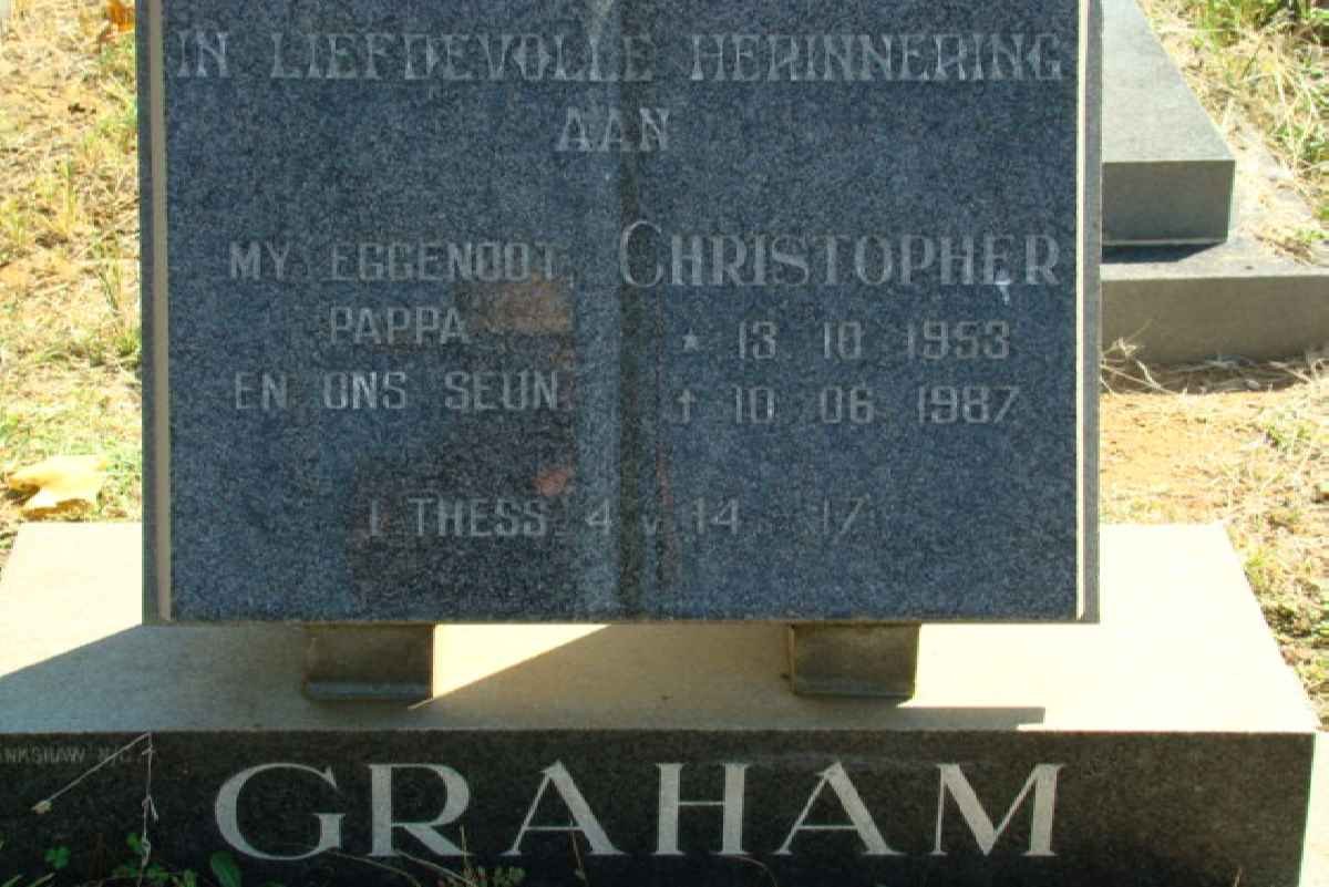 GRAHAM Christopher 1953-1987