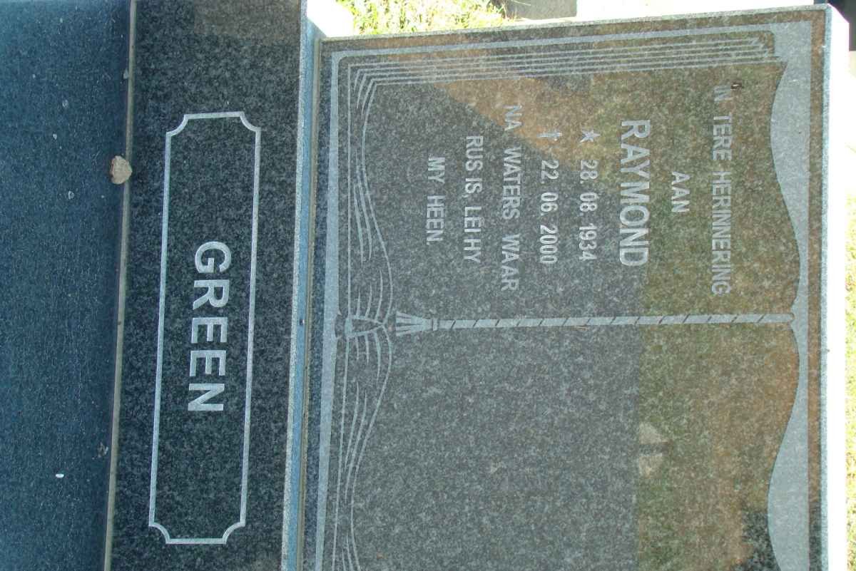 GREEN Raymond 1934-2000