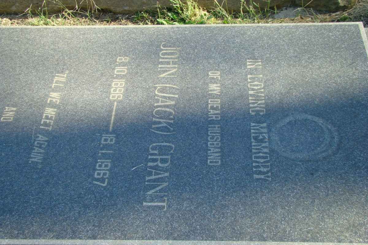 GRANT John 1896-1967