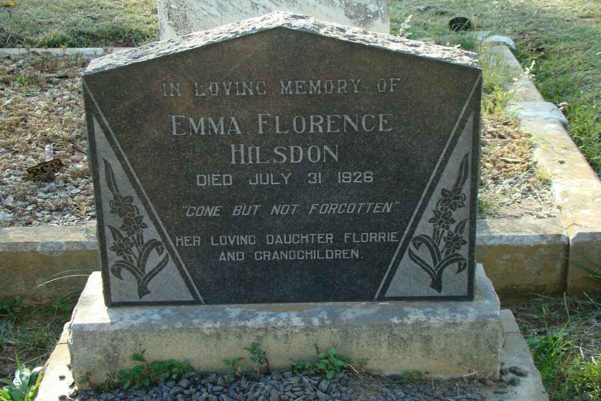 HILSDON Emma Florence -1926