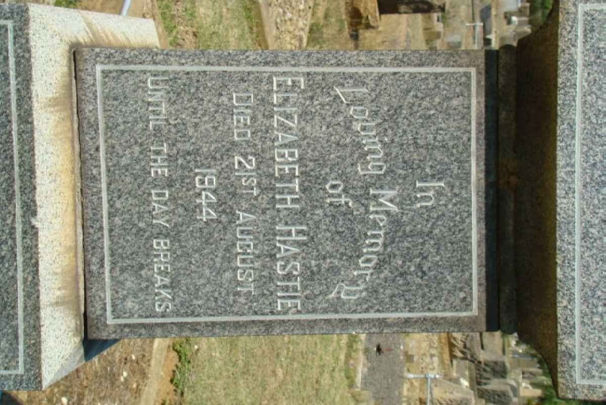 HASTIE Elizabeth -1944