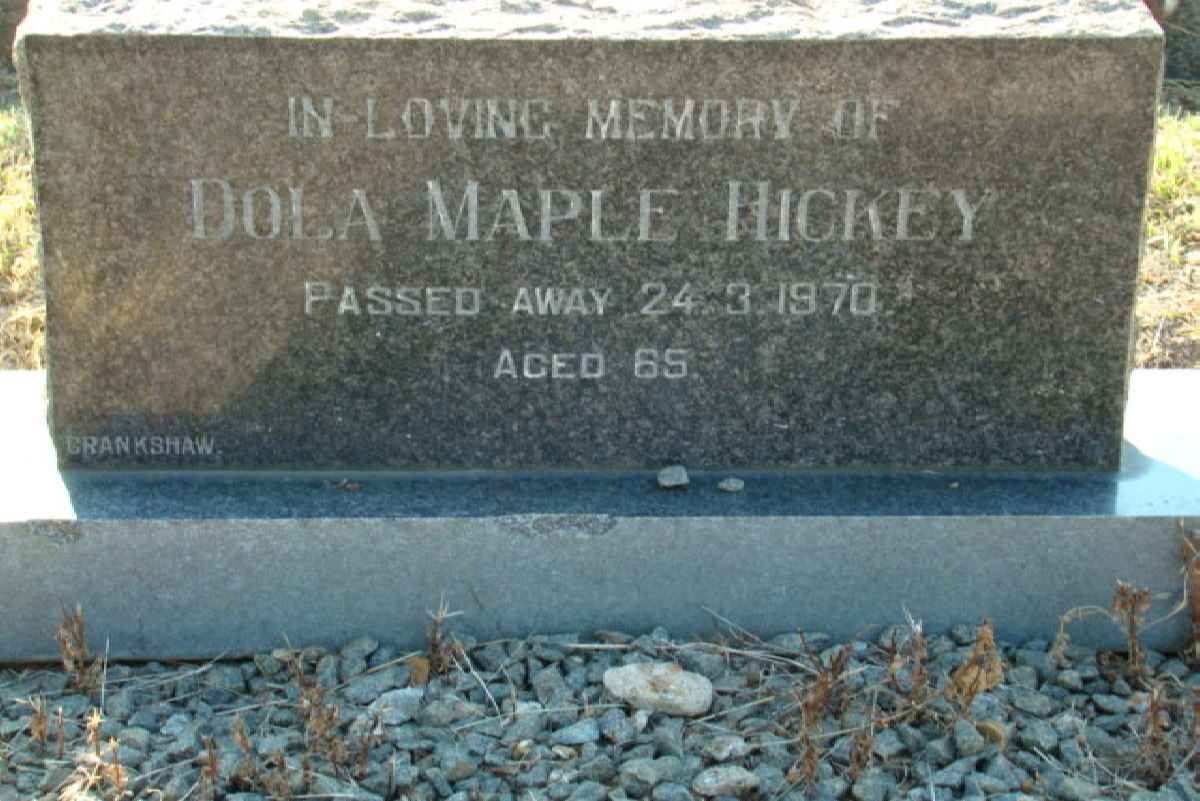 HICKEY Dola Maple -1970