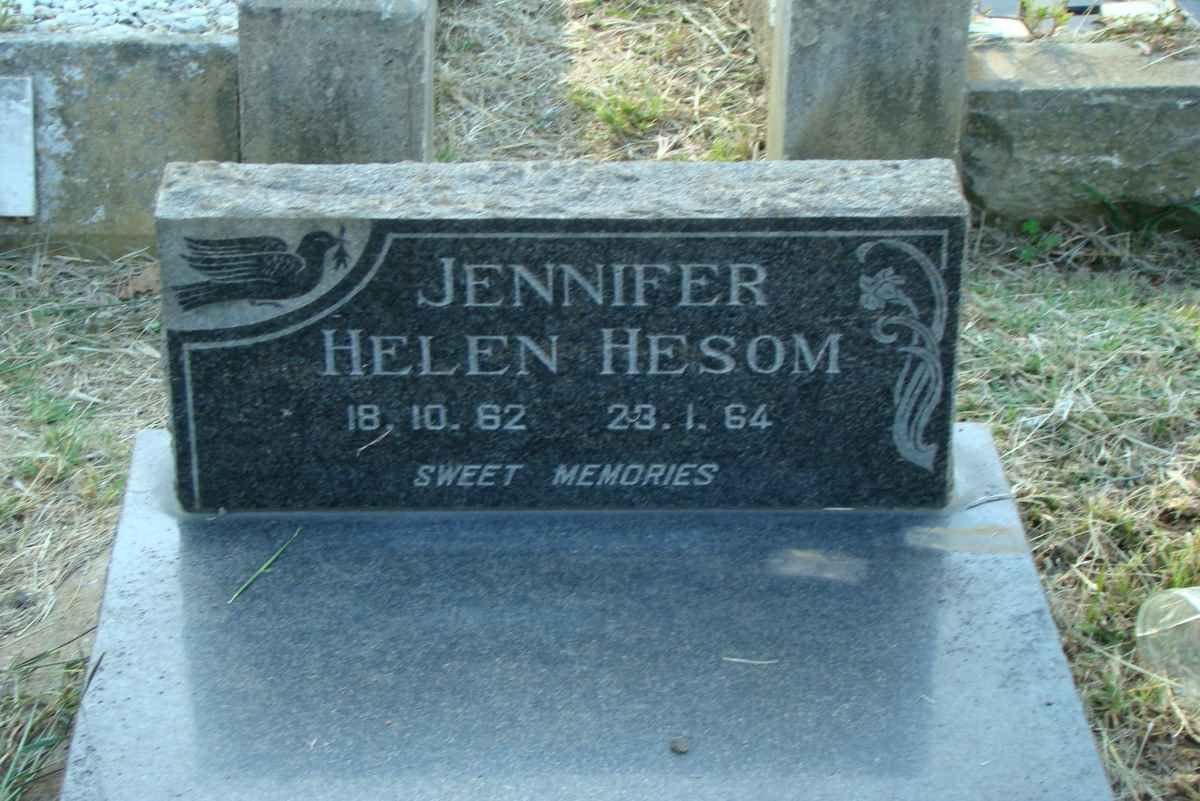 HESOM Jennifer Helen 1962-1964