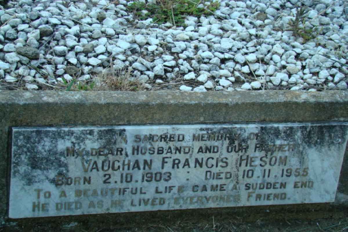 HESOM Vaughan Francis 1903-1955