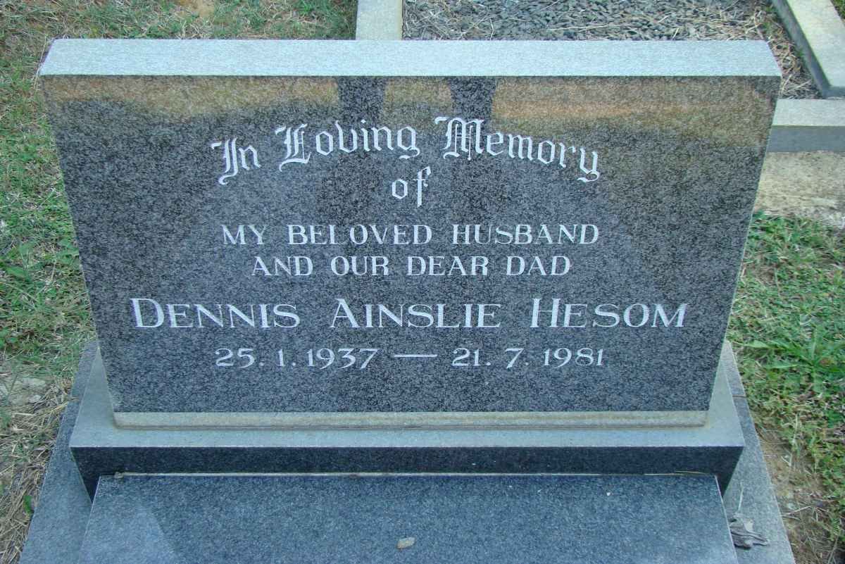 HESOM Dennis Ainslie 1937-1981