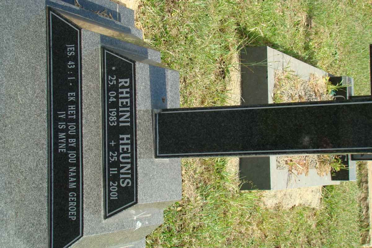 HEUNIS Rheini 1983-2001