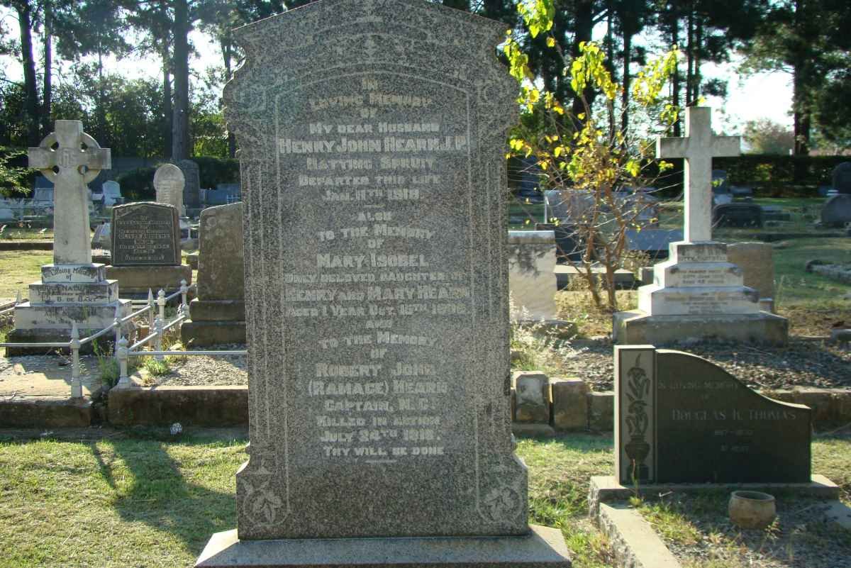 HEARN Henry John -1918 :: HEARN Mary Isobel 190? :: HEARN Robert John Ramage -1916