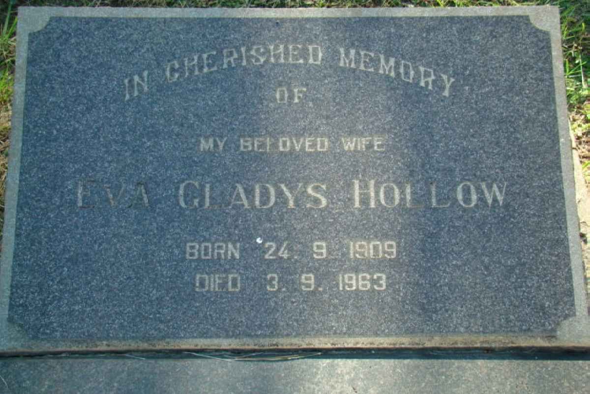 HOLLOW Eva Gladys 1909-1963