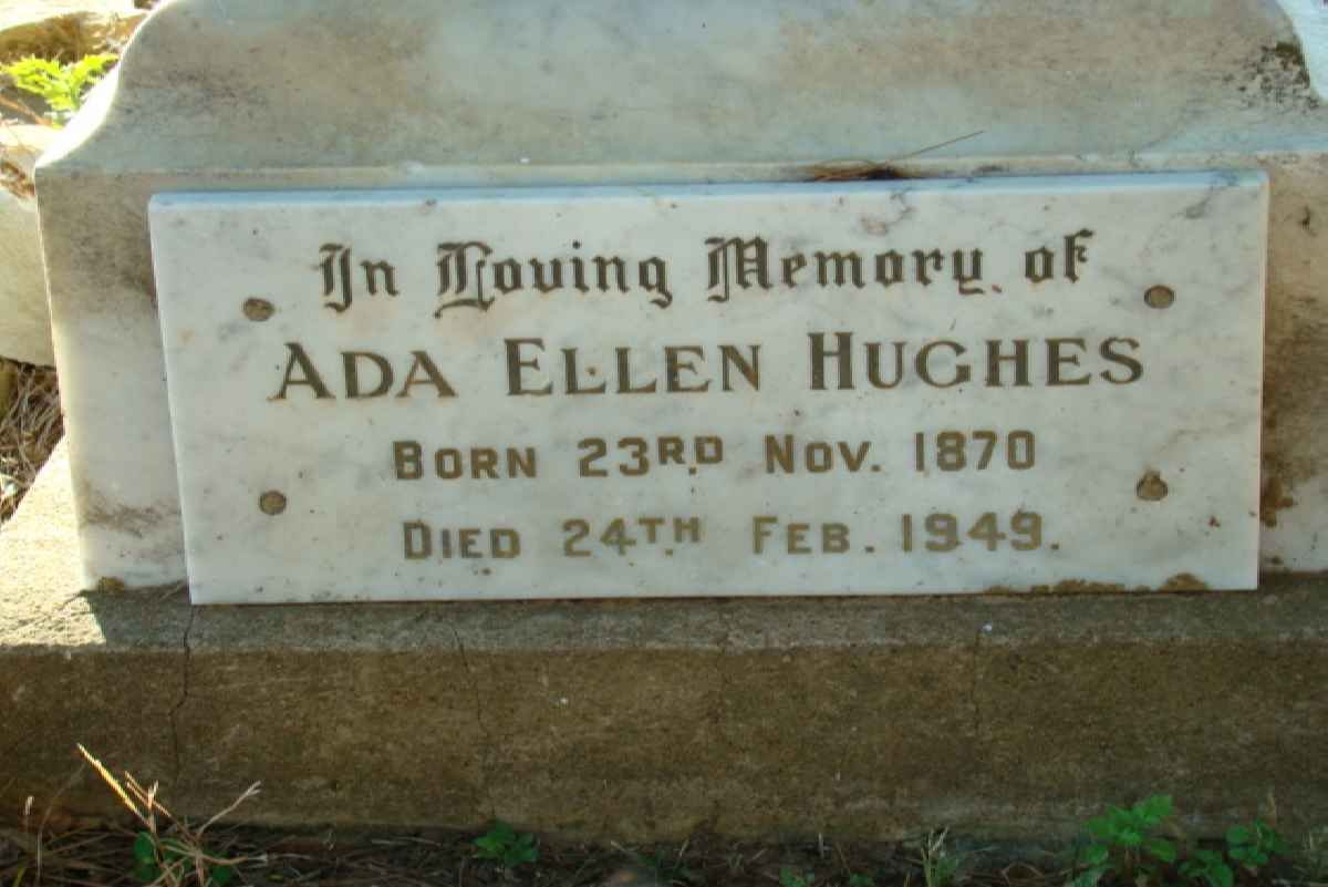 HUGHES Ada Ellen 1870-1949