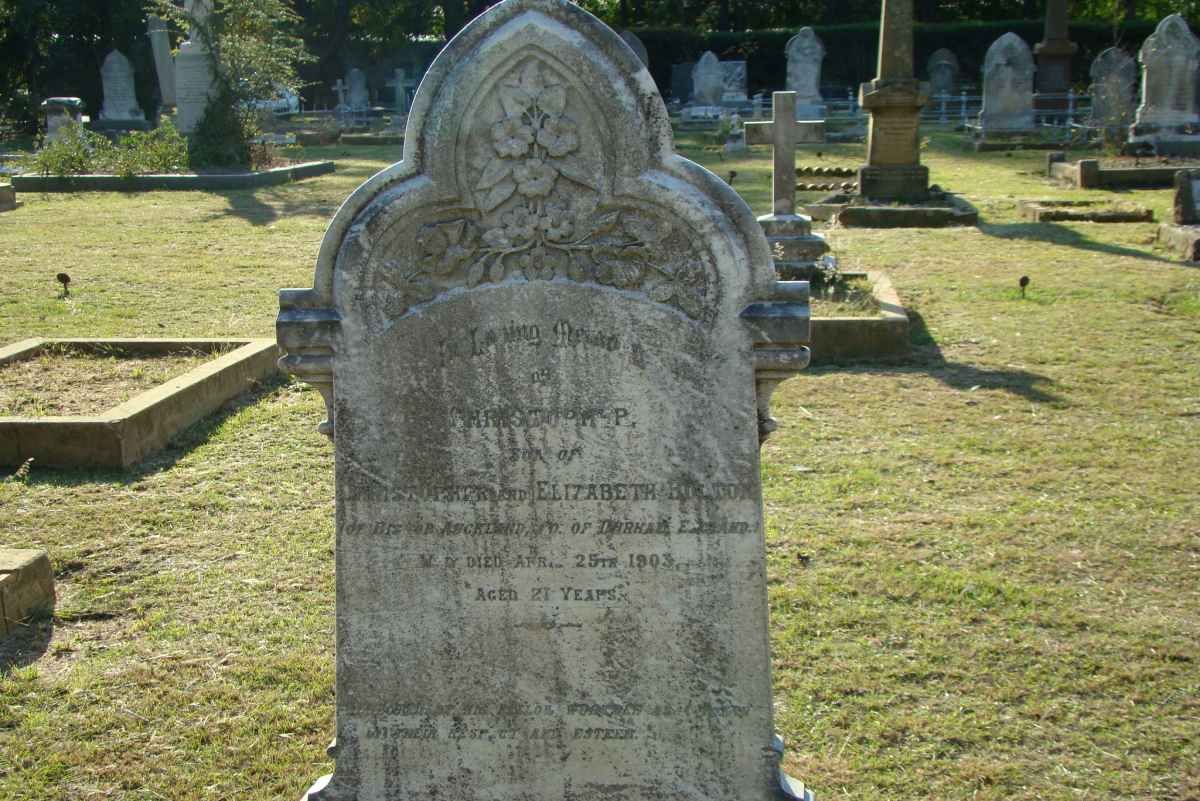HILTON Christopher -1903