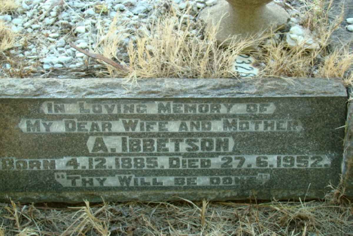 IBBETSON A. 1885-1952