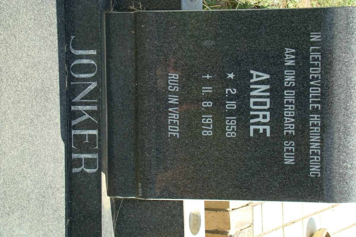 JONKER Andre 1958-1978