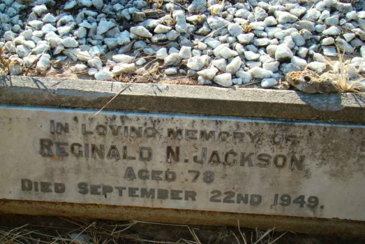 JACKSON Reginald N. -1949