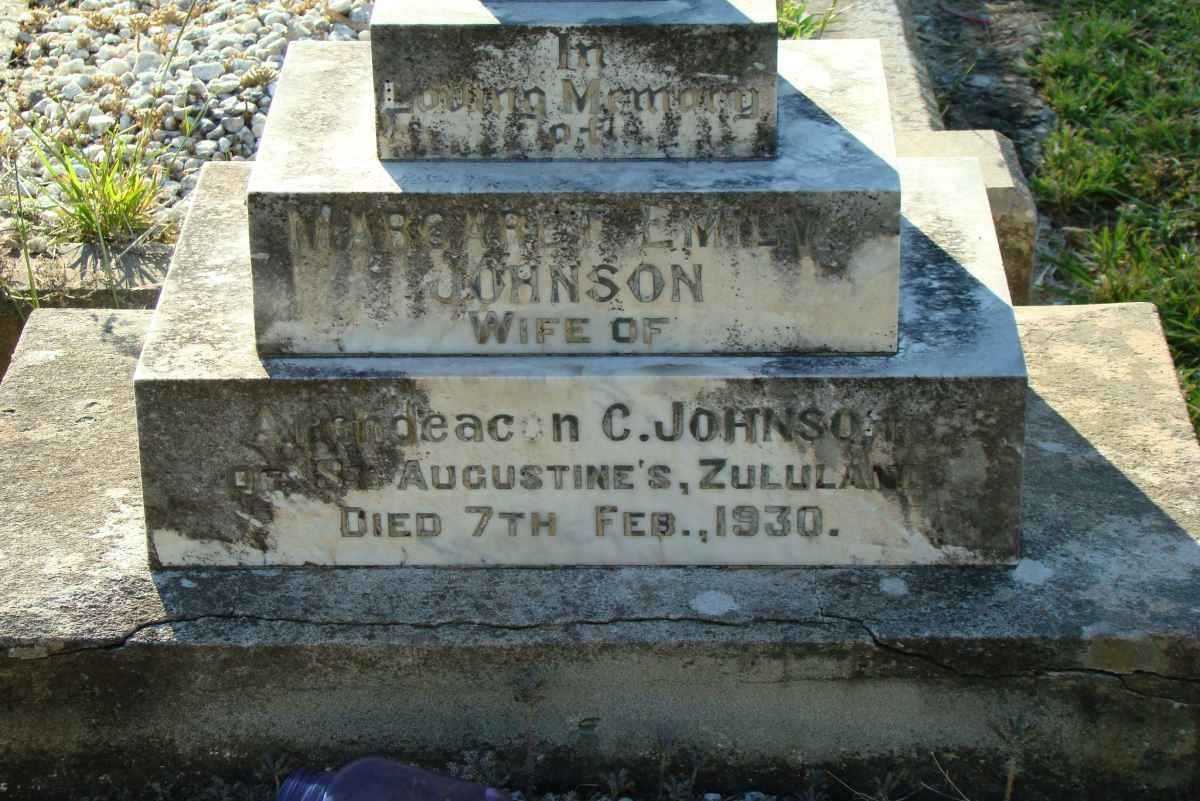 JOHNSON Margaret Emily -1930