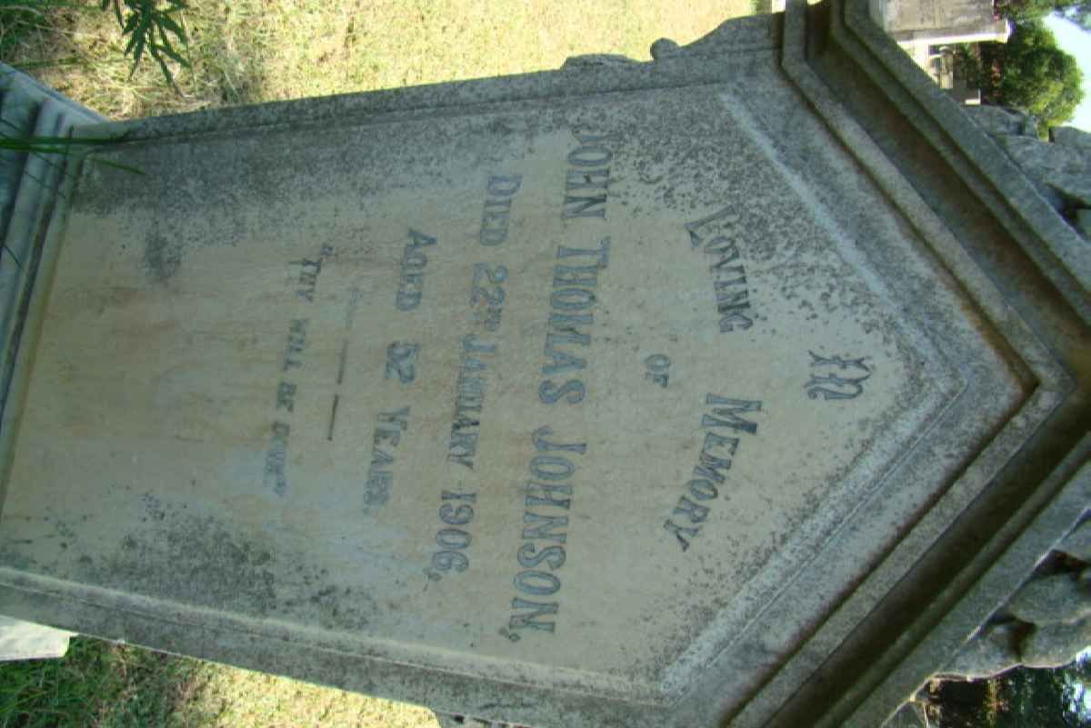 JOHNSON John Thomas -1906
