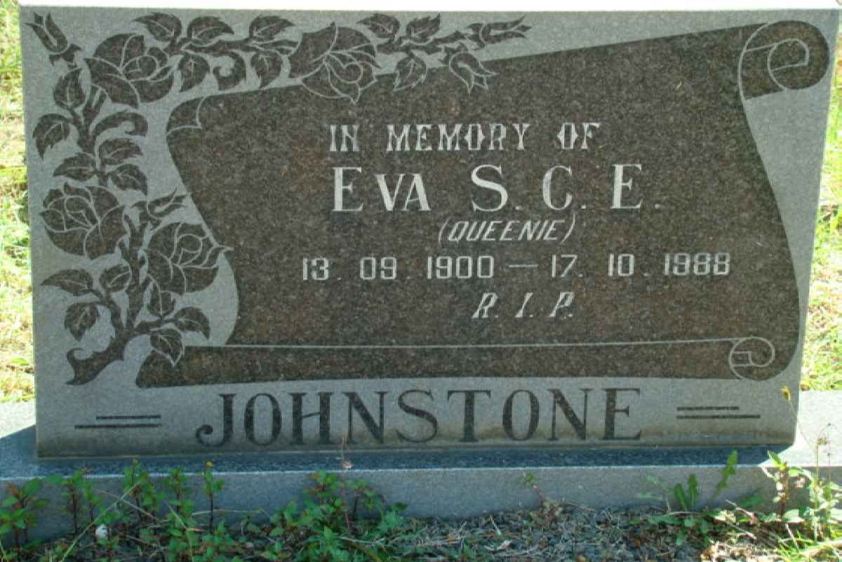 JOHNSTONE Eva S.C.E. 1900-1988