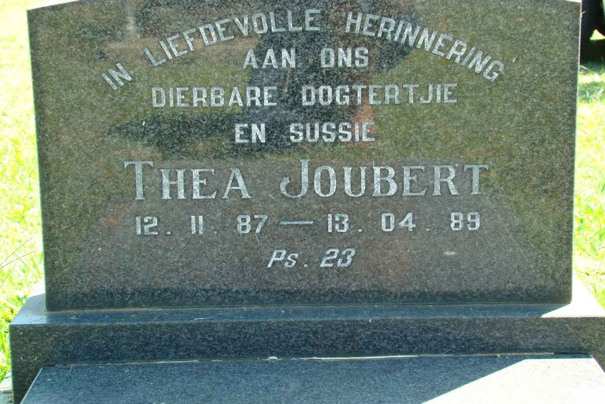 JOUBERT Thea 1987-1989