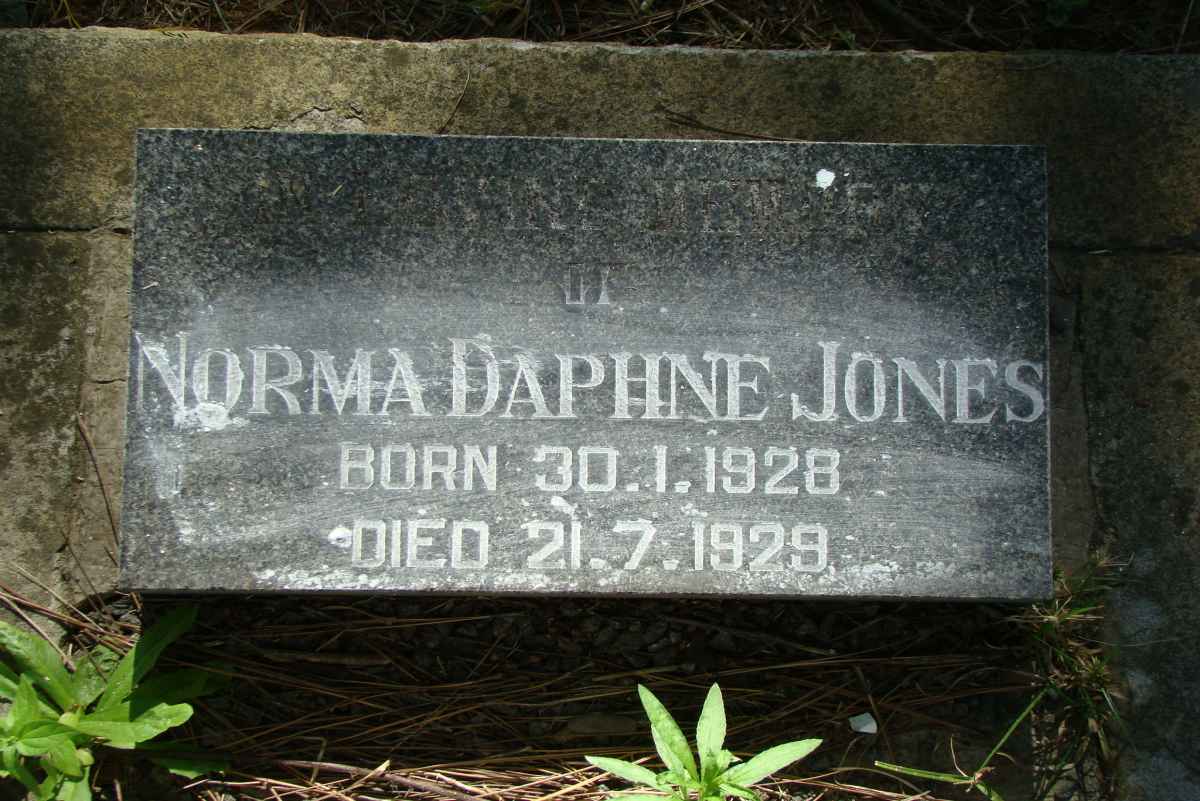 JONES Norma Daphne 1928-1929