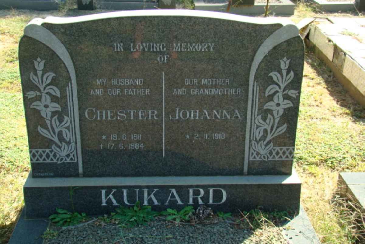 KUKARD Chester 1911-1984 &amp; Johanna 1918-