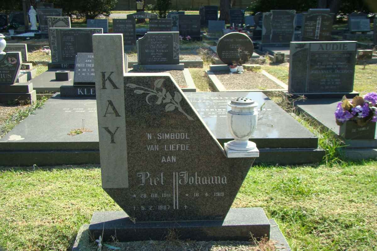 KAY Piet 1911-1987 &amp; Johanna 1919-