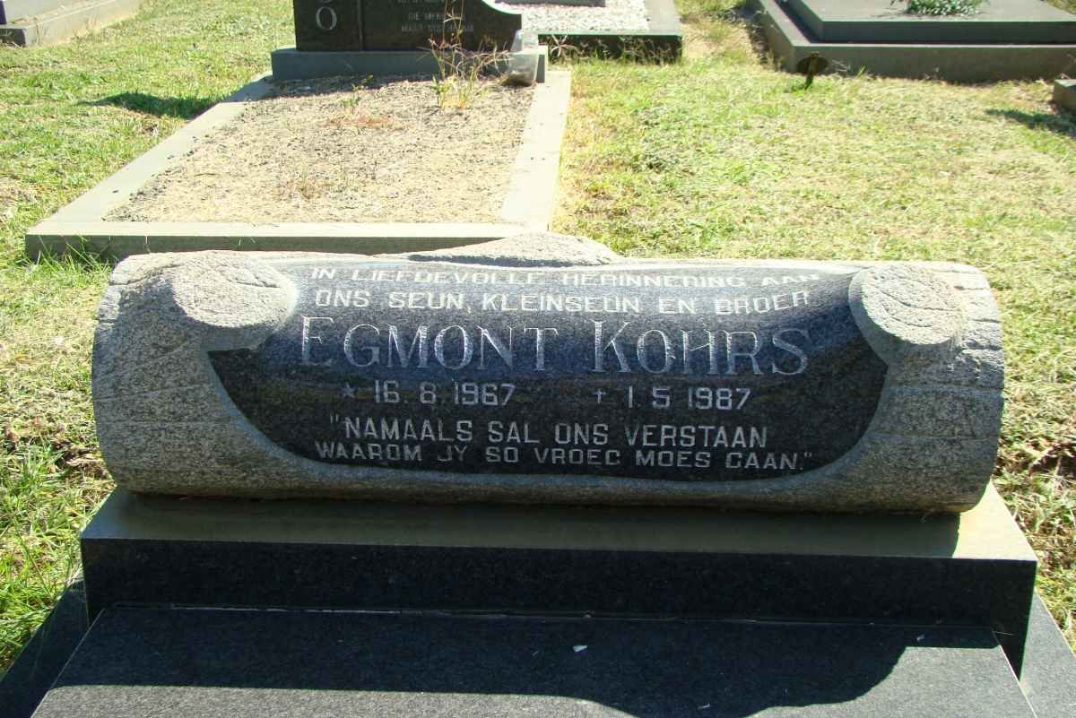 KOHRS Egmont 1967-1987