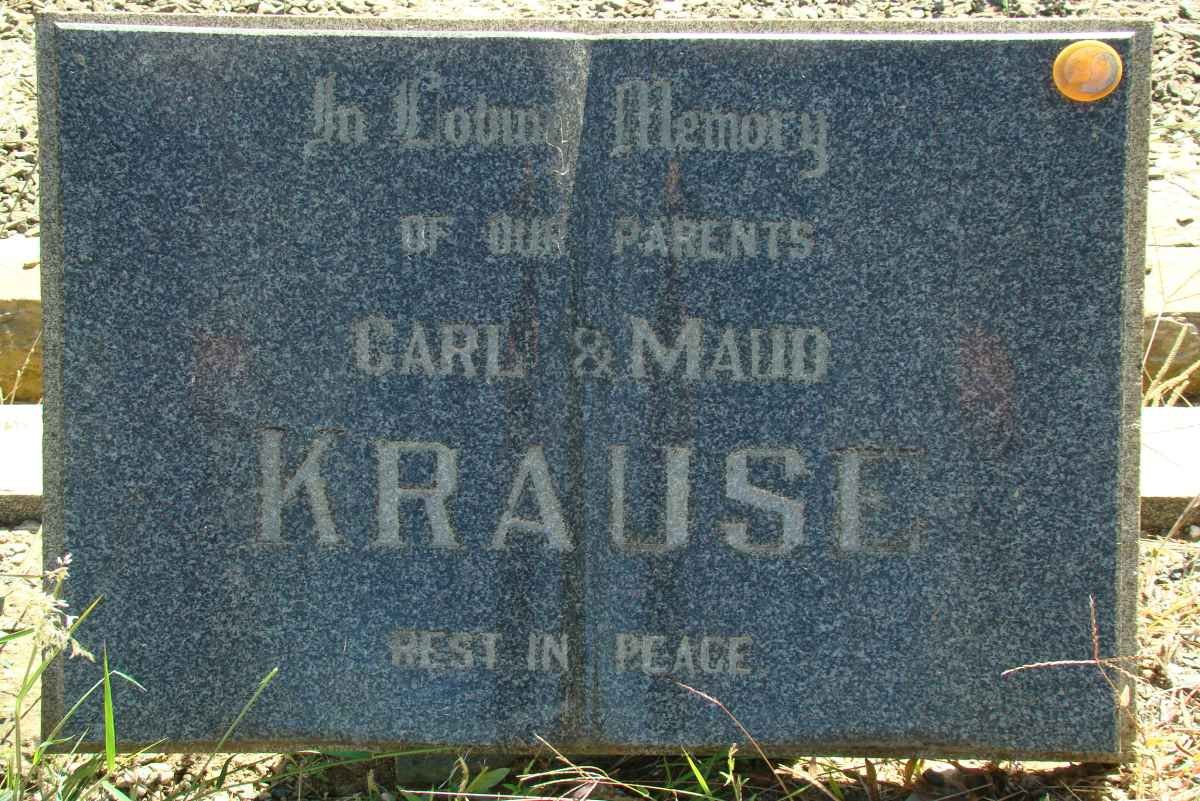 KRAUSE Carl &amp; Maud