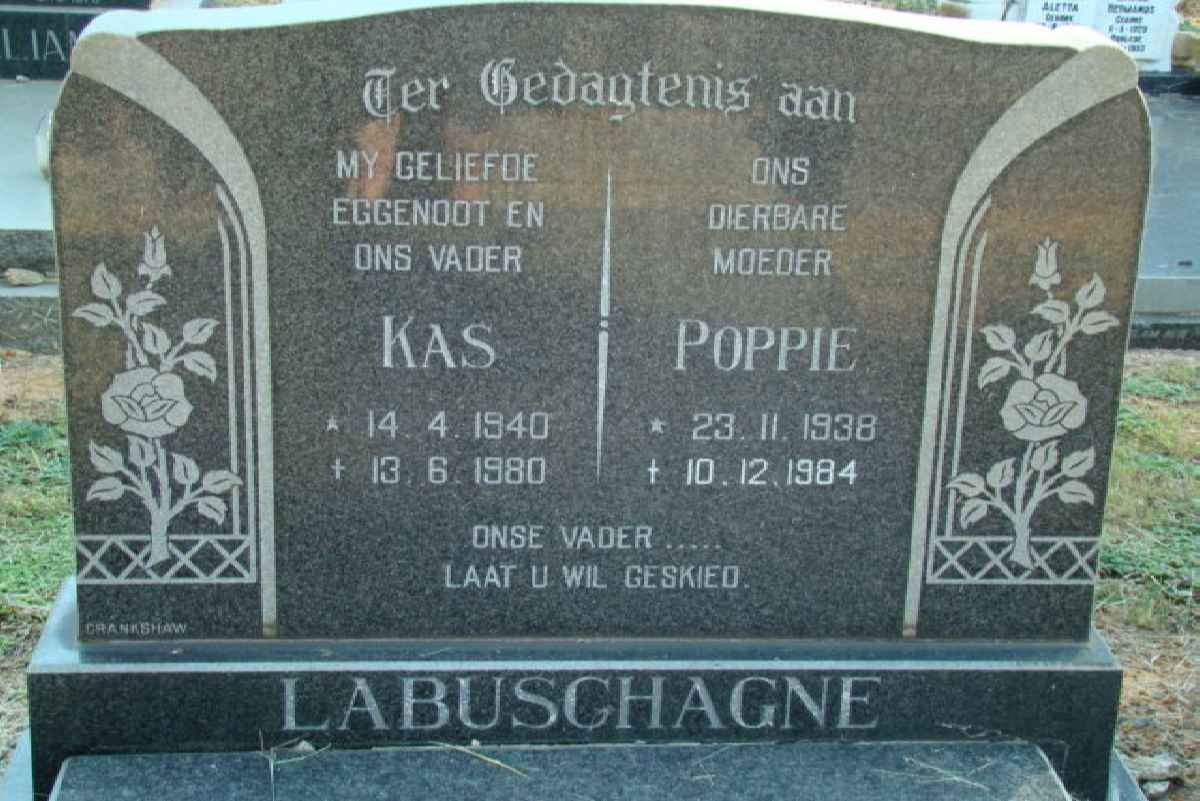 LABUSCHAGNE Kas 1940-1980 &amp; Poppie 1938-1984