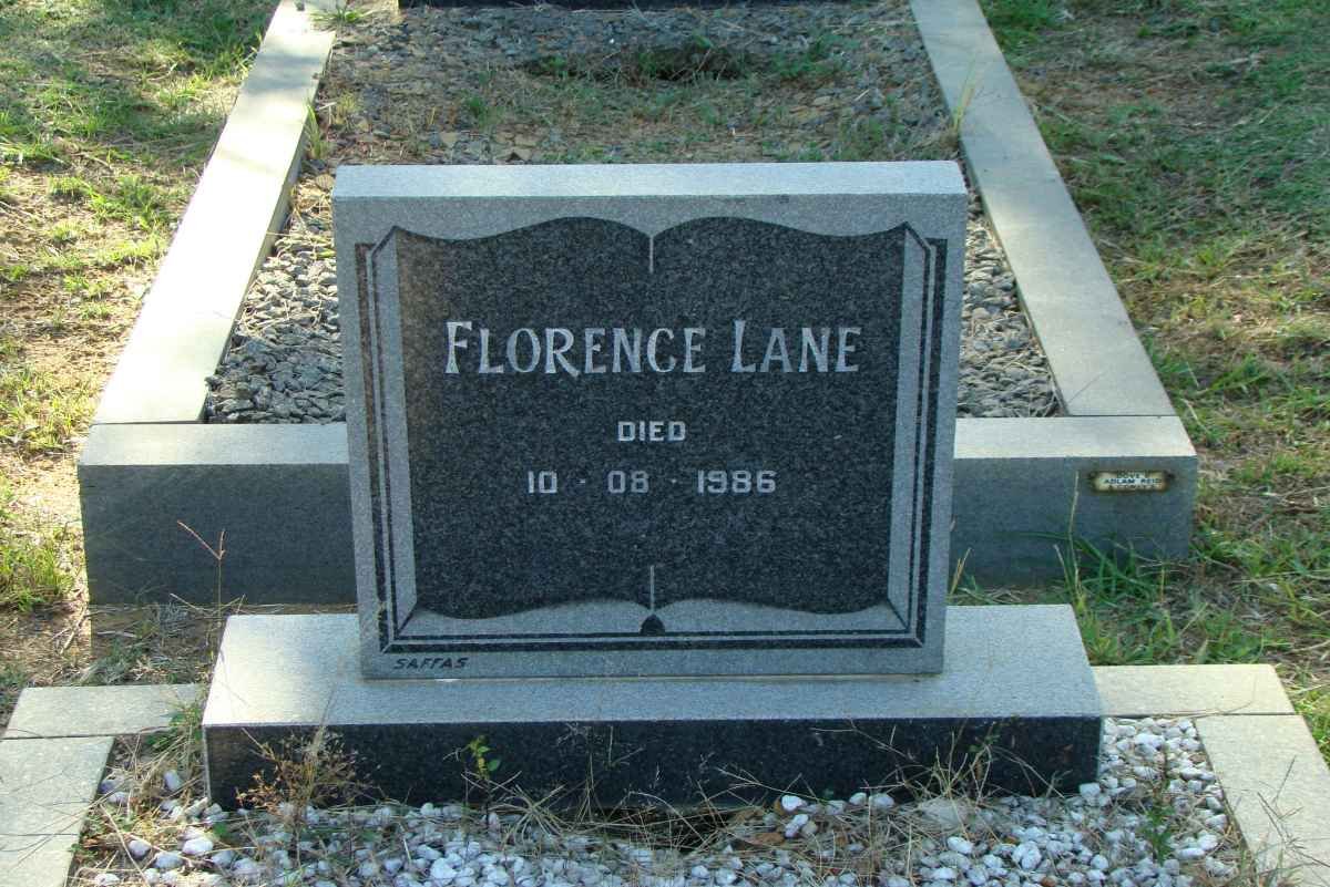 LANE Florence -1986