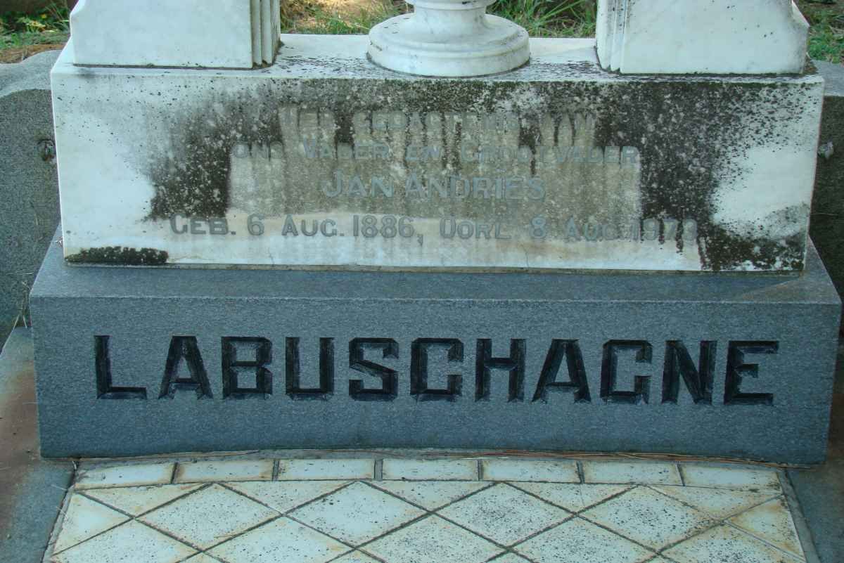 LABUSCHAGNE Jan Andries 1886-1973