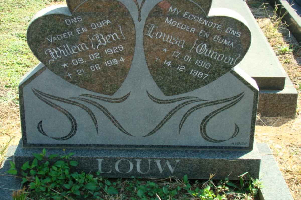 LOUW Willem 1929-1994 &amp; Louisa 1910-1987
