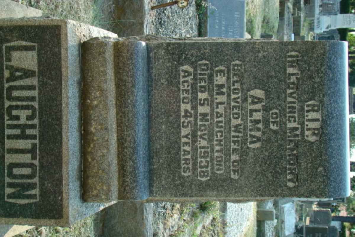 LAUGHTON Alma  -1938