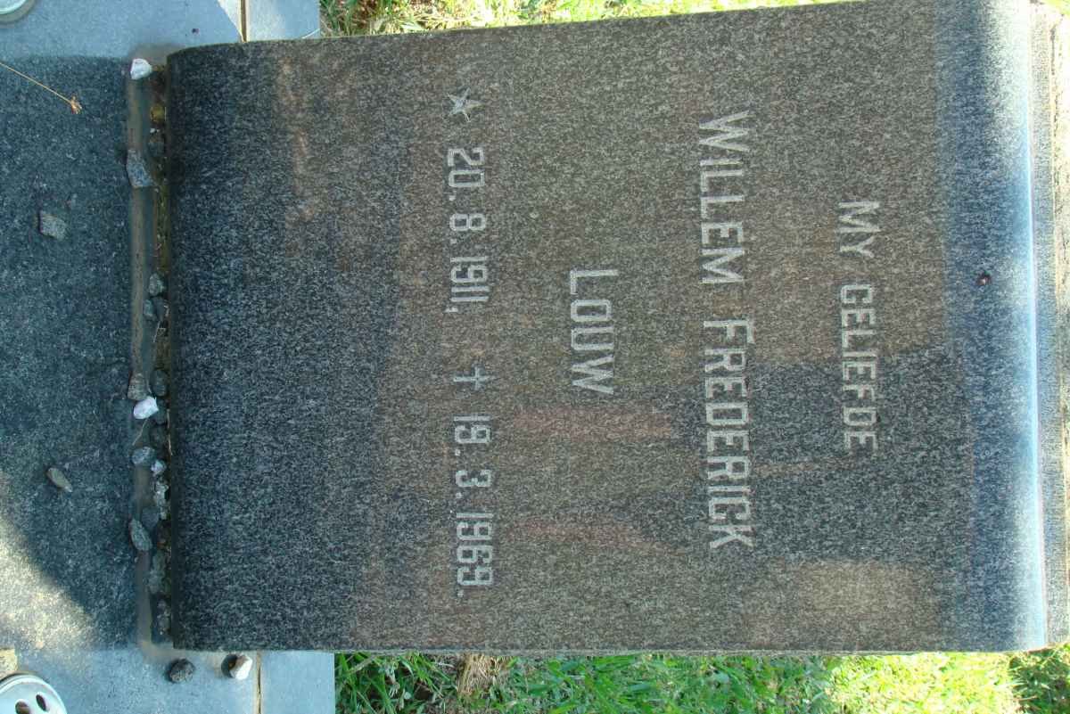 LOUW Willem Frederick 1911-1969