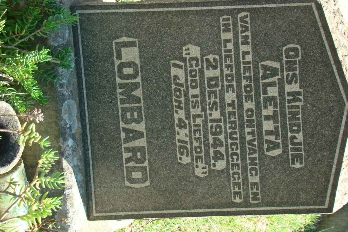 LOMBARD Aletta -1944