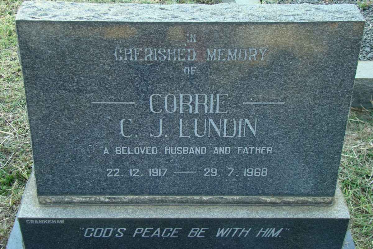LUNDIN C.J. 1917-1968