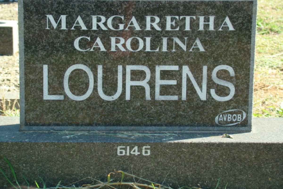LOURENS Margaretha Carolina