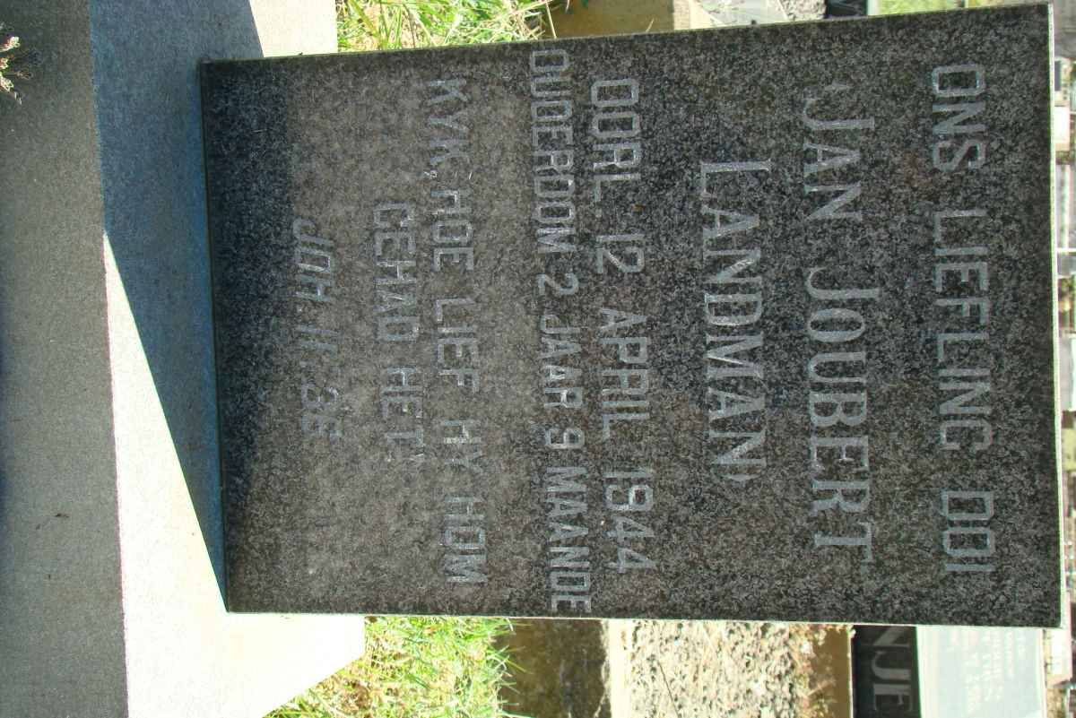 LANDMAN Jan Joubert -1944