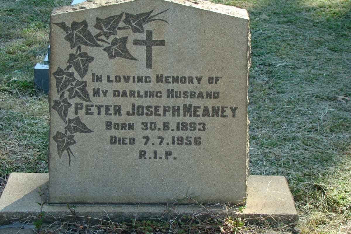 MEANEY Peter Joseph 1893-1956
