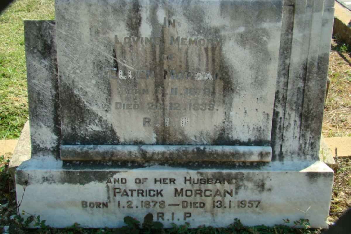 MORGAN Patrick 1878-1957 &amp; Hellen  1878-1939